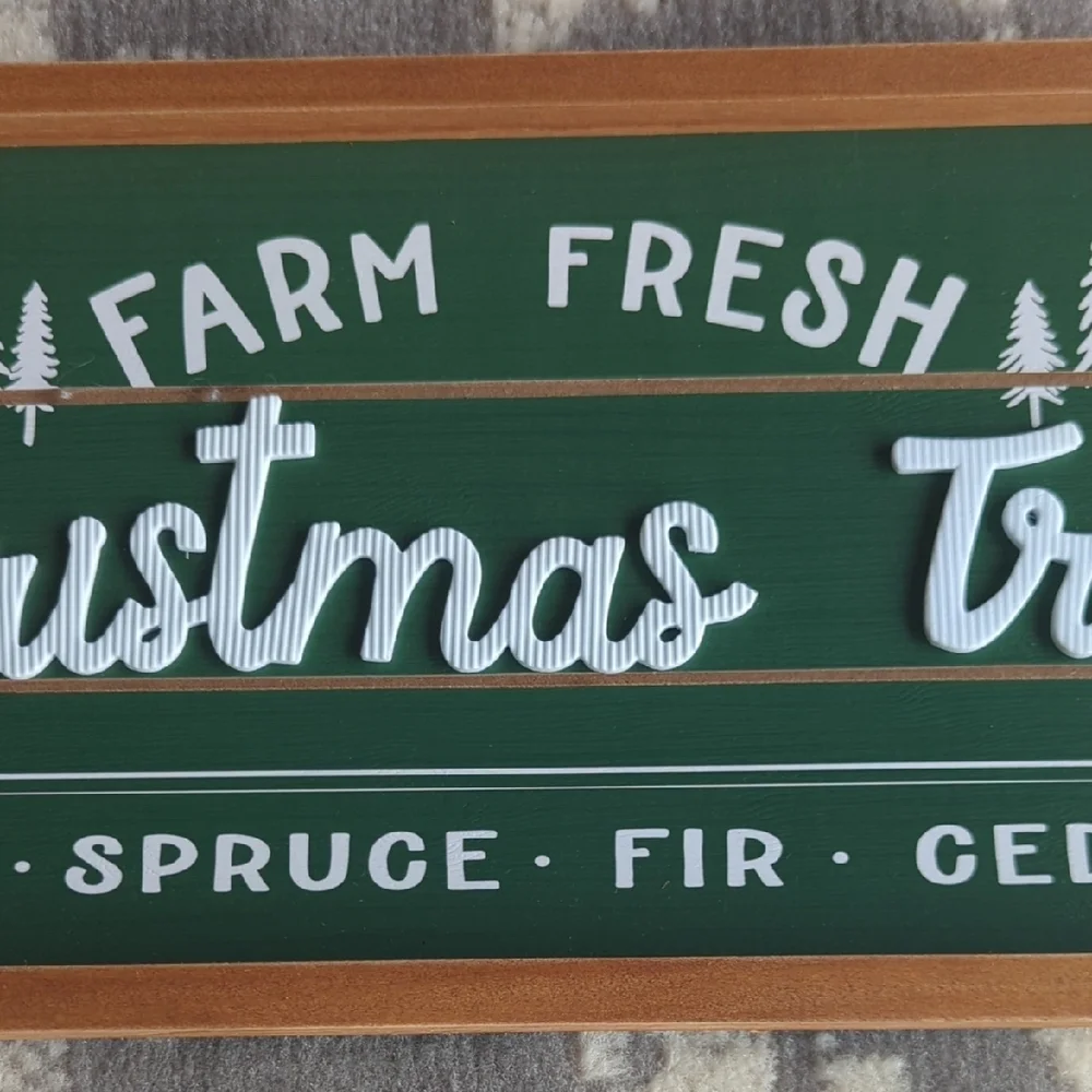 Target Farm Fresh Christmas Tree Farm Sign